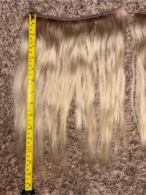 Bellami Blonde rooted weft Hair Extensions - Natural Blonde